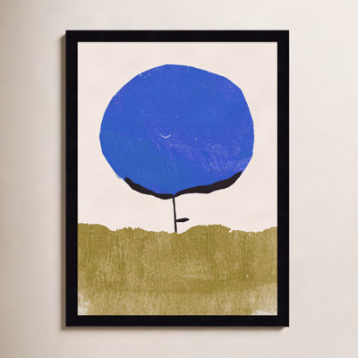 Blue Flower Print by Alisa Galitsyna