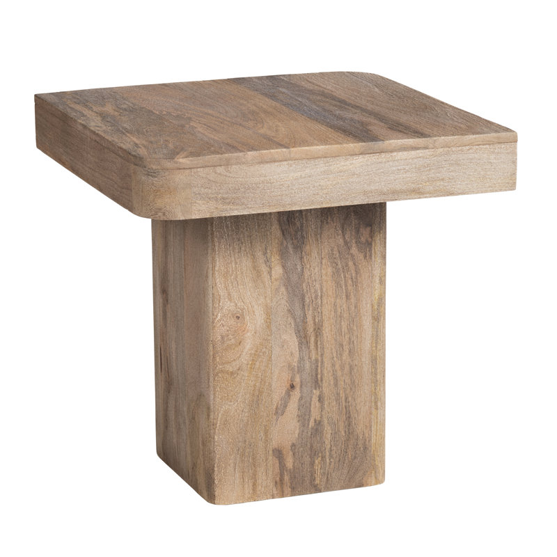 Chenul Square Solid Wood Accent_End Table