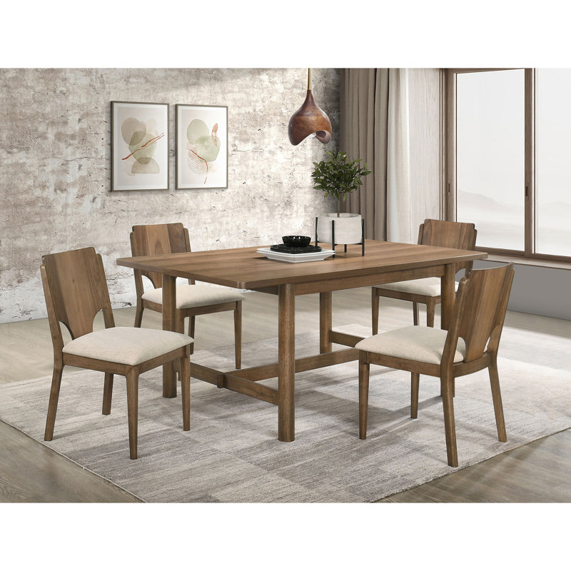 Graham Walnut 5-Piece Dining Set