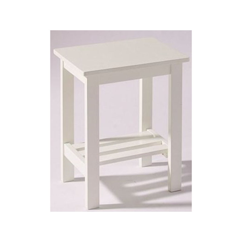Table de chevet Dinges Trend, Blanc