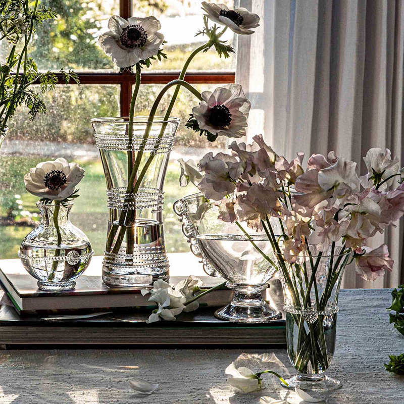 Ella Corset Vase, 8.5" H x 4.5" W x 4.5" D