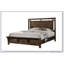Lit plateforme en bois de style industriel rustique-1139945196