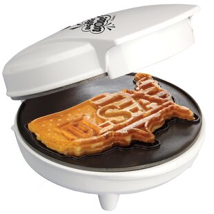 CucinaPro Building Brick Electric Waffle Maker produces 14 fun