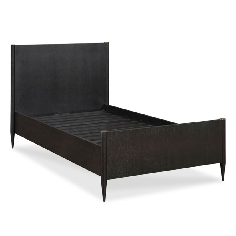 Rosebud Solid Wood Bed, Twin