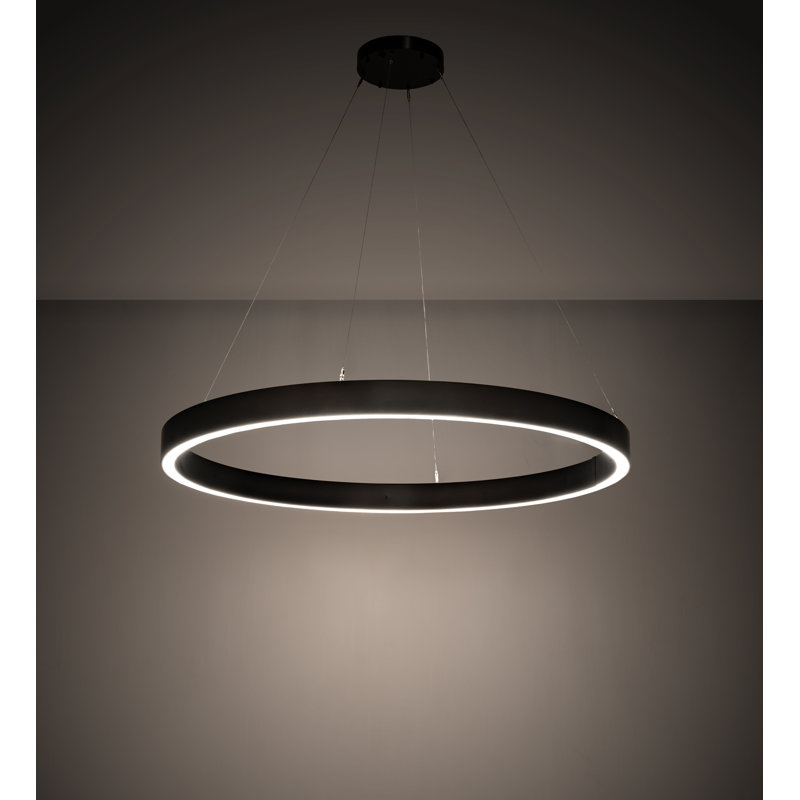 LED Pendant, 77" H x 59.75" W x 69.75" D