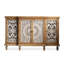 Armoire latérale de rangement en bois massif American-Style Vintage