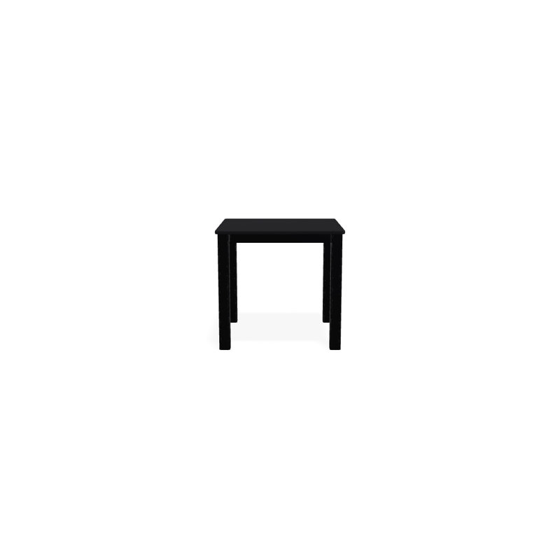 Table d'appoint Robinett, Noir P70, Noir texturé