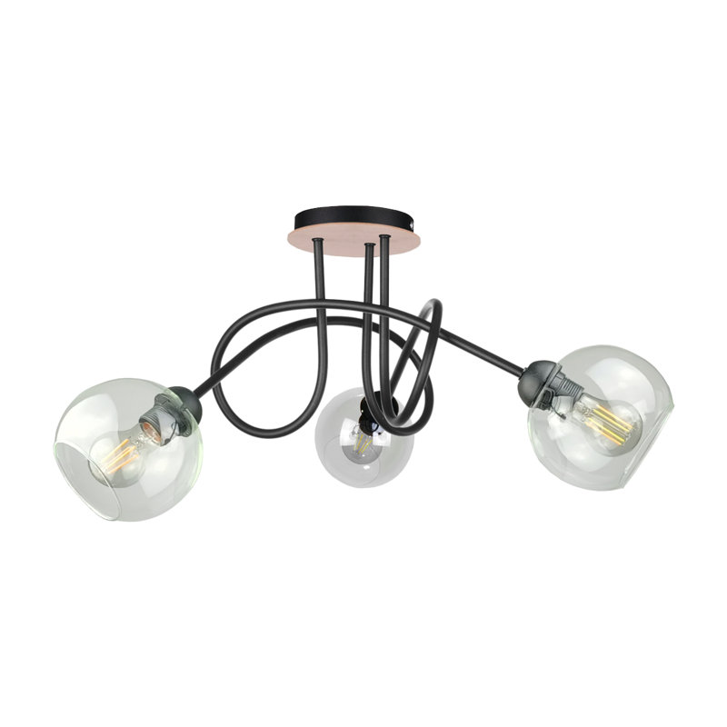 Mehakh Glass Semi Flush Mount