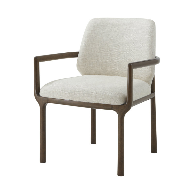 Kesden Upholstered Arm Chair, Pyramid Brown