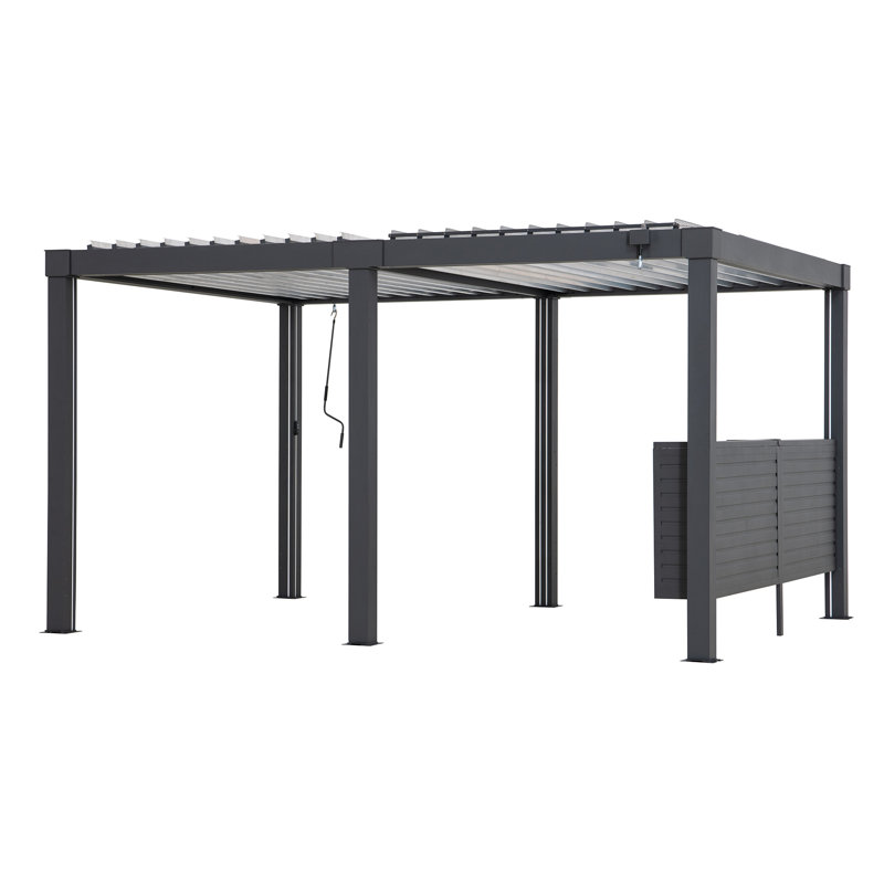 Sunjoy Accessory Bar for Louvered Pergola, 3M Side -Powder Coated