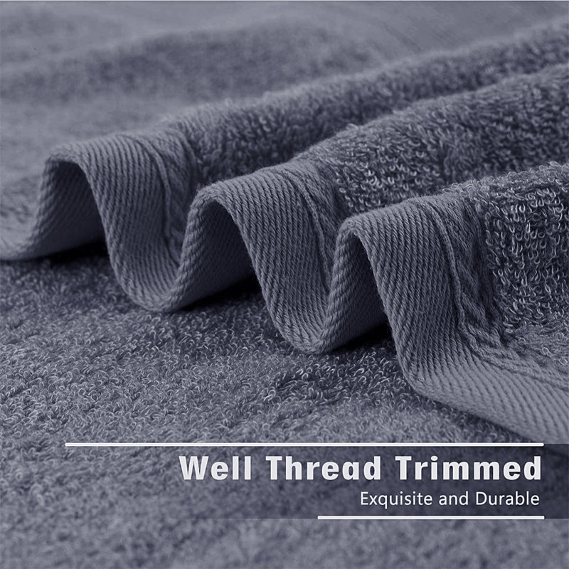 Rayon From Bamboo Bath Towel, Gray