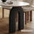 Minimalist Slate and Solid Wood Dining Table