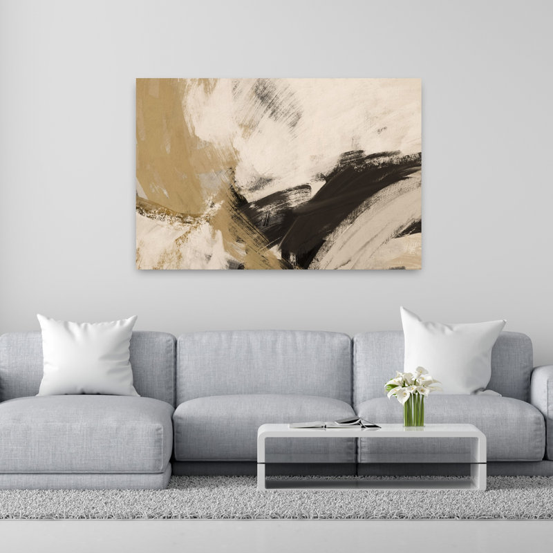 Art contemporain contemporain abstrait, H 40 po x l 60 po