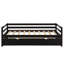 Twin Size Daybed with Trundle Frame Set-1793697032