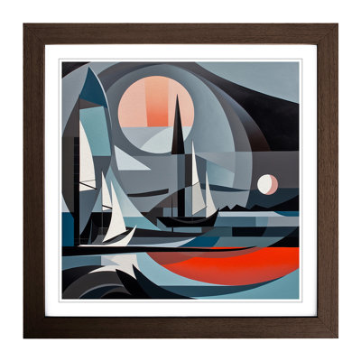 Seascape Constructivism - Framed Print