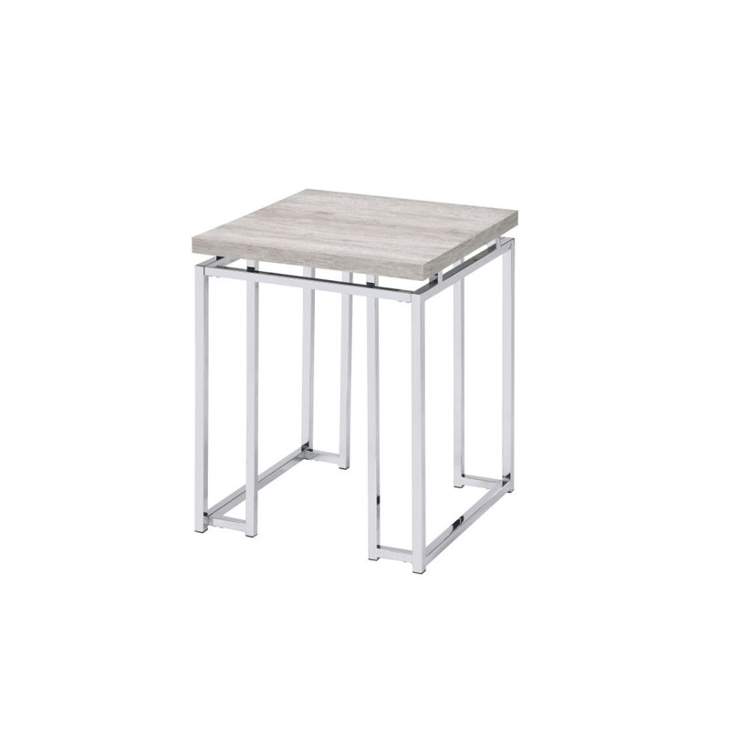 Stainless Steel End Table