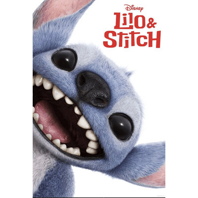  Sous licence officielle Lilo & Stitch - une feuille d'art - 24 x 36 po - reproduction décorative - papier affiche - prête à encadrer