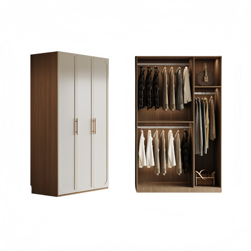 Garde-robe simple de couleur unie