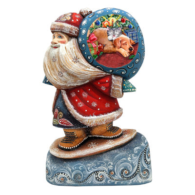 Figurine de chef-d'œuvre en bois sculpté