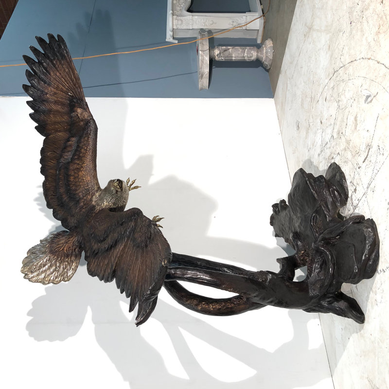 Bird Eagle Bronze Garden Statue
