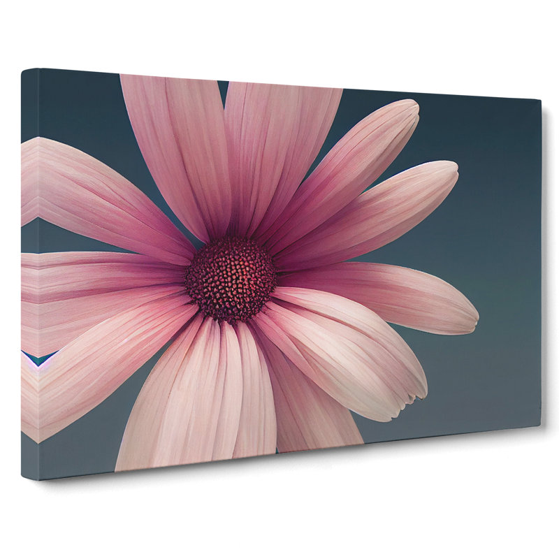 Cute Daisy Flower - Wrapped Canvas, 40cm H x 60cm W x 3cm D