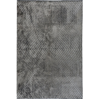 Tapis gris argenté / gris foncé Rapture