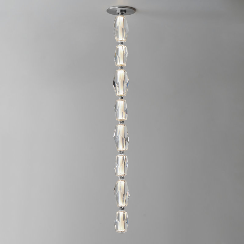 Dolce Vita 9 - Light LED Flush Mount, Polished Chrome