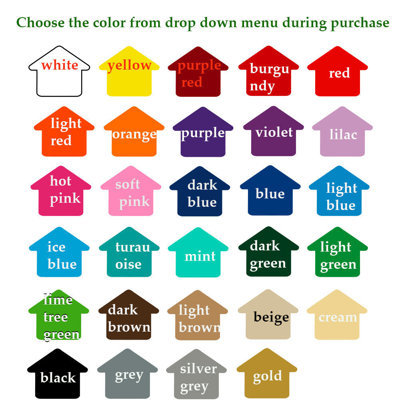 Text & Numbers Non-Wall Damaging Wall Decal