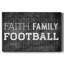 Faith Family Football - Toile tendue avec châssis-1862952090