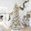 Sapin de Noël illuminé blanc 9 pi