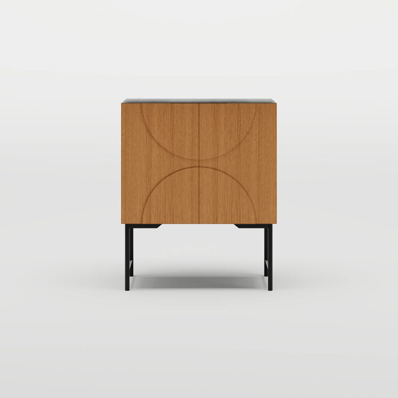 31'' Mid-Century Modern Storage Cabinet, Sideboard Buffet With Cabinets, Entryway Credenza