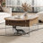 Oval Coffee Table with Drawers