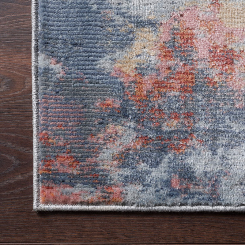 Tapis abstrait Avery, Rectangle 6 pi 7 po x 9 pi 6 po