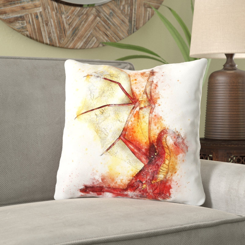 Laoise Outdoor Reversible Throw Pillow, Microsuede, Indoor