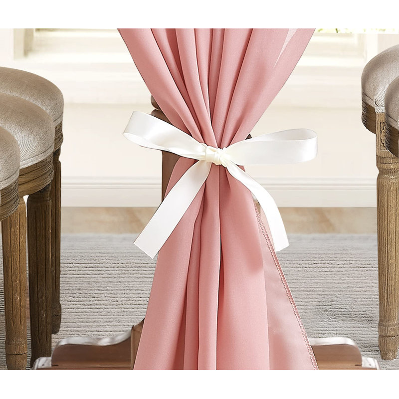 Chemin de table Cheatom, L 192 po x l 35 po, Rose cendré