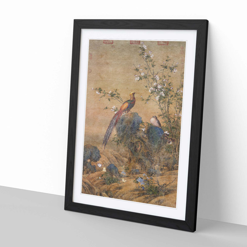 A Colourful Spring by Lang Shining - Framed Print, Black, 60cm H x 40cm W x 2cm D