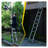 8.5 ft Telescoping Aluminum Ladder with Safety Locks, Antique Silver Finish