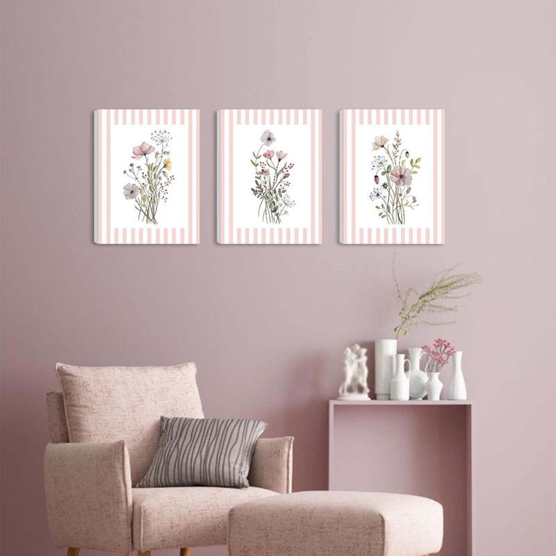 3 Piece Wrapped Canvas Wall Art