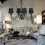 Lustre 4 lumières à abat-jour Langhorne-409232333-416540860