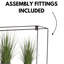 Clarisa Wall Shelf, Rectangular Wire Design