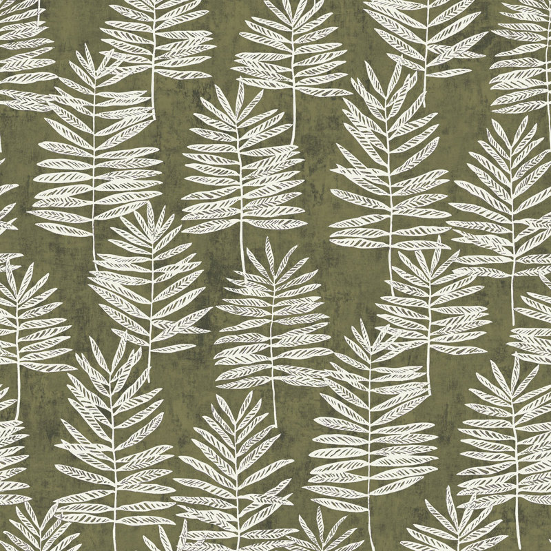 Zen 1000cm x 53cm Wallpaper Roll, Green