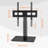 KKTONER Height Adjustable Universal TV Stand Base Mount Tabletop TV Stand for 27 to 60 inch TV