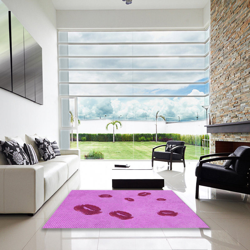 Abstract Indoor Rug, Square 3'