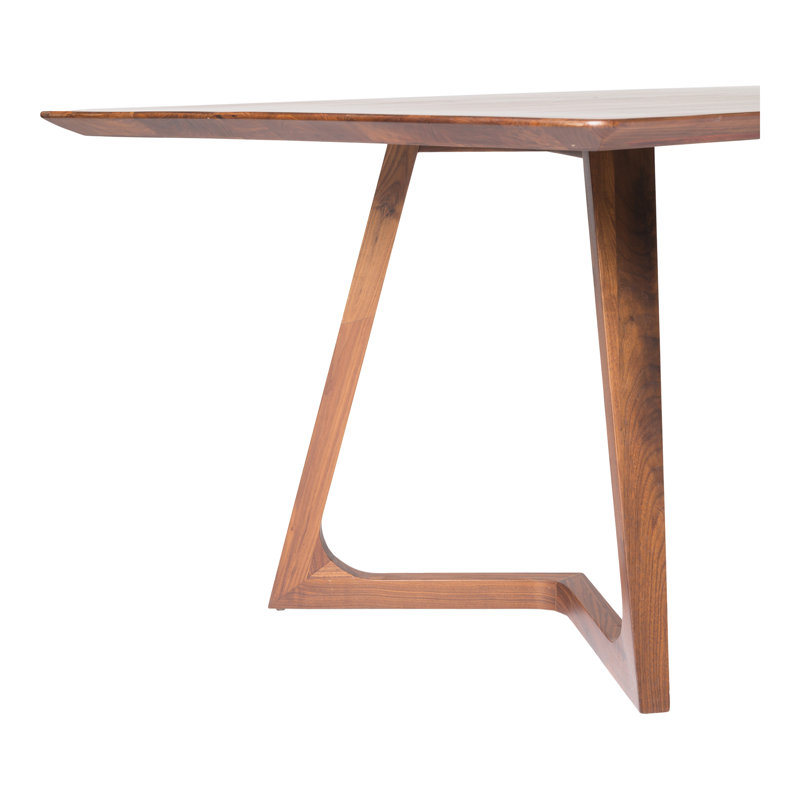 Fischer Walnut Wood Dining Table