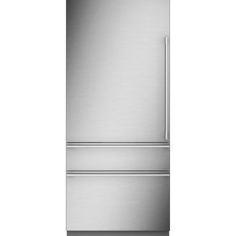 Monogram 36" Panel-Ready Integrated Bottom-Freezer Refrigerator- Left Hinge