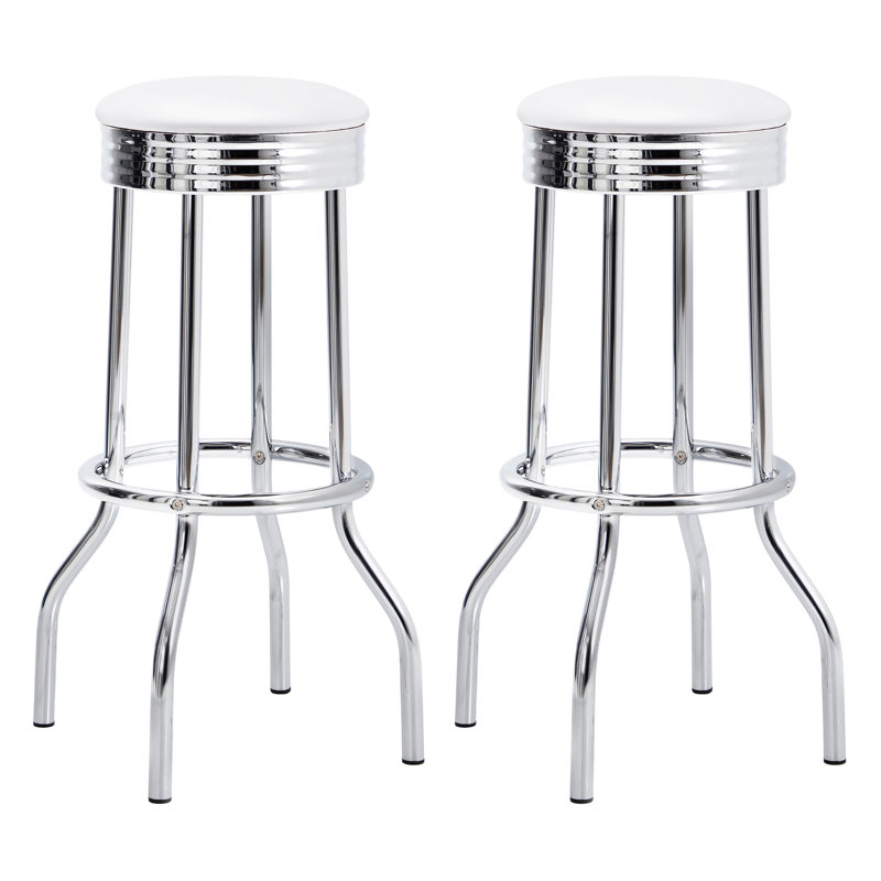 Tabouret de bar pivotant en métal Midge (ensemble de 2)