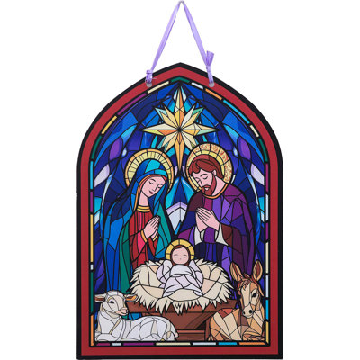 Nativity Scene Door Décor