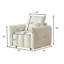 Chaise rembourrée avec coussin-2089919487