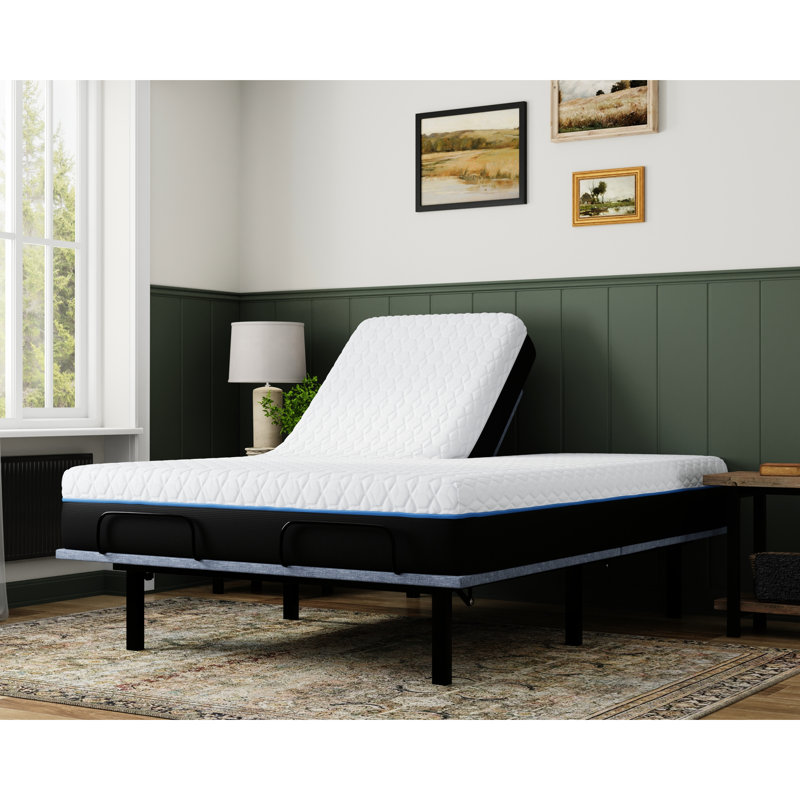 Matelas pour très grand lit 14 po avec support en cuivre et mousse à mémoire de forme, Très grand séparé