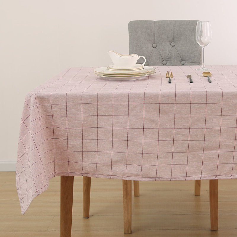 Angeliana Tablecloth, Red, 140cm W x 240cm L